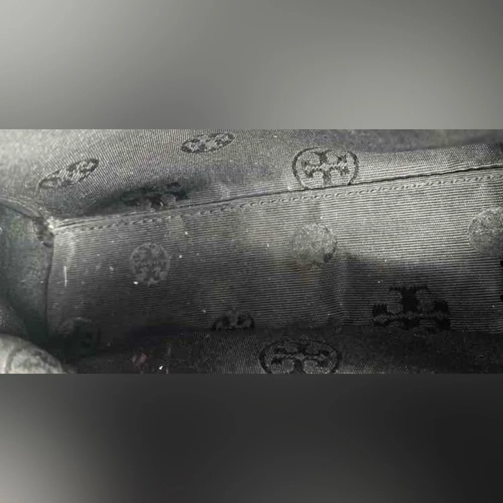 Tory Burch Black Crossbody Bag with Gold Logo - Picture 7 of 14